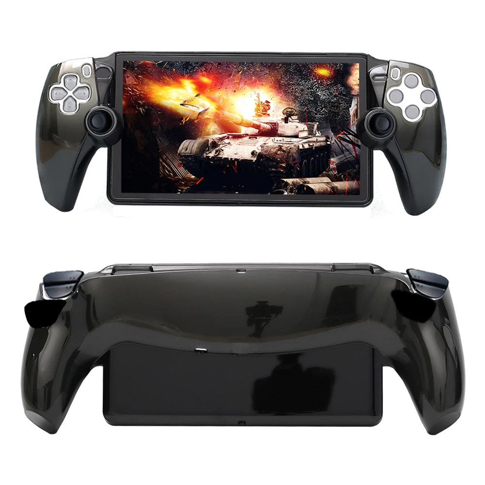 Transparent Gaming Console Controller Sleeve Skin Anti-Scratch PC Game Machine Grip Shell Case Washable for Playstation Portal