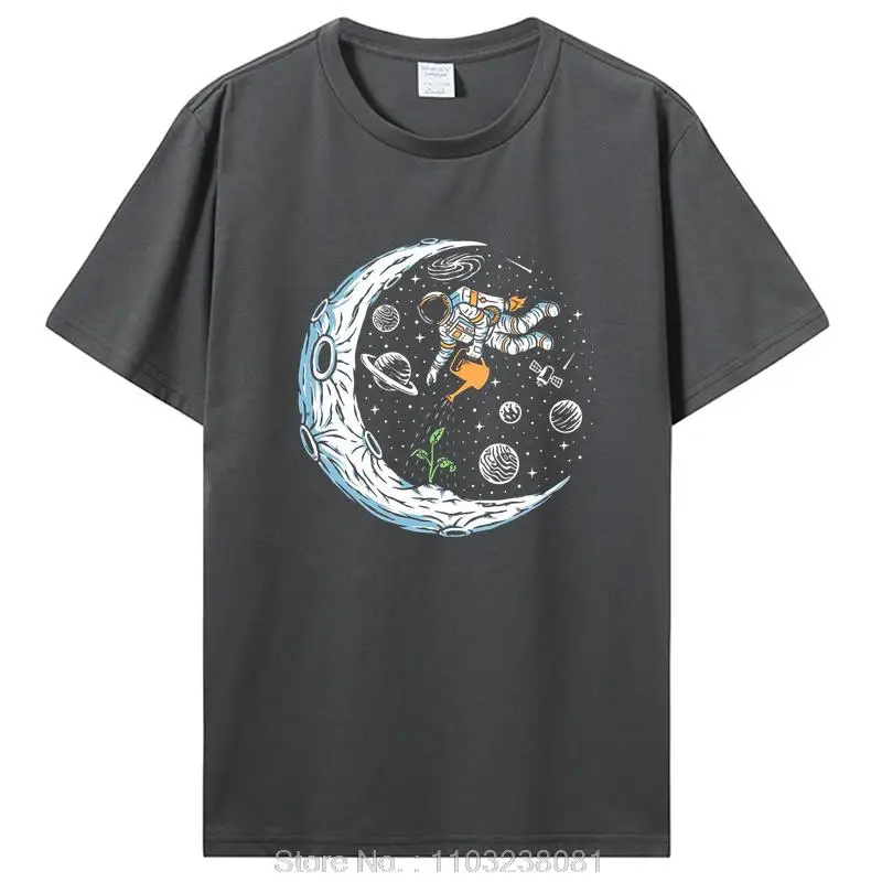 T-shirt da uomo con stampa astronauta in 100% cotone_voghion.com