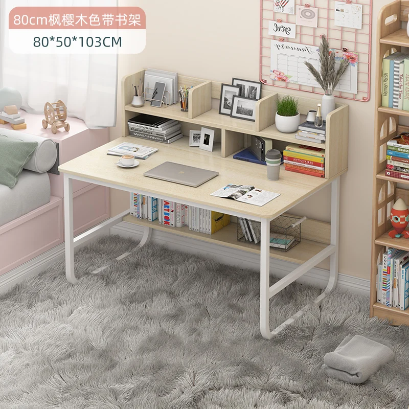 Desk Bookshelf Integrated Computer Office Table Girl Bedroom and Household Simple Writing Study Table and Chair Office Furniture hot Office Furniture