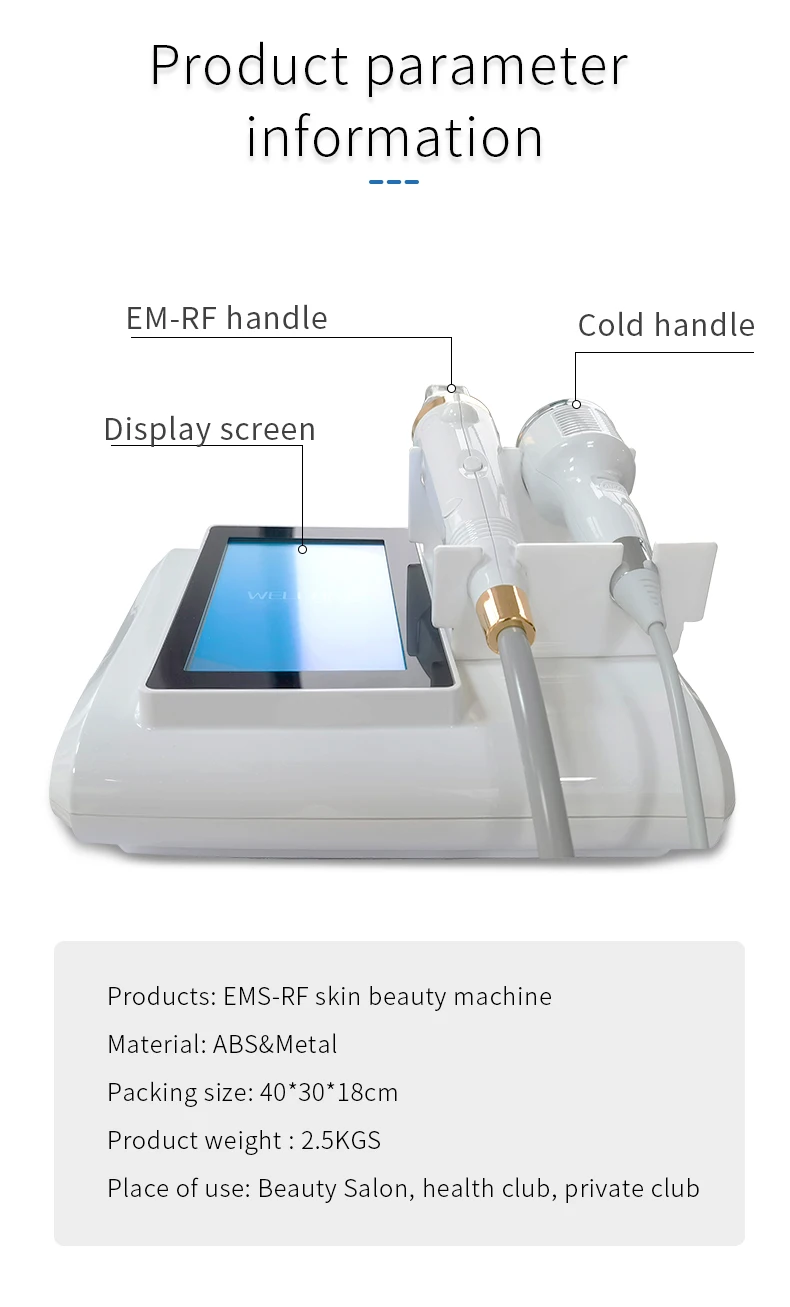 COLD-EMS-RF MICROCRYSTALLINE BEAUTY MACHINE