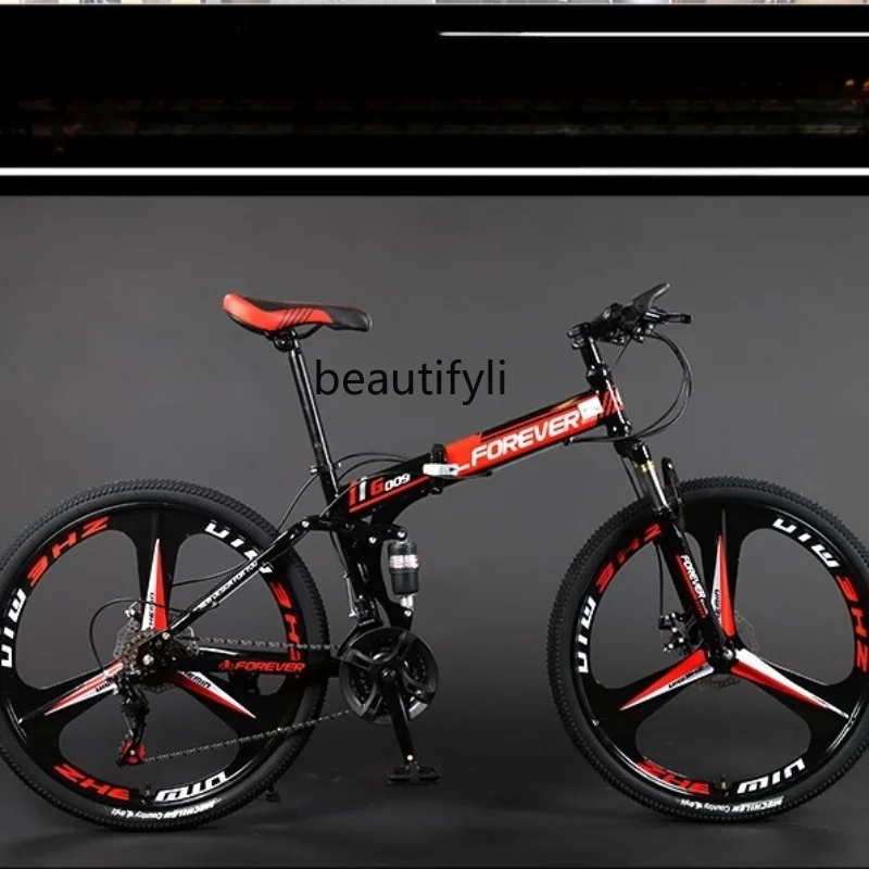 

zq Bicycle Mountain Bike Men's Variable Speed off-Road Student Bicycle Youth 26-Inch Adult Road 30 Speed