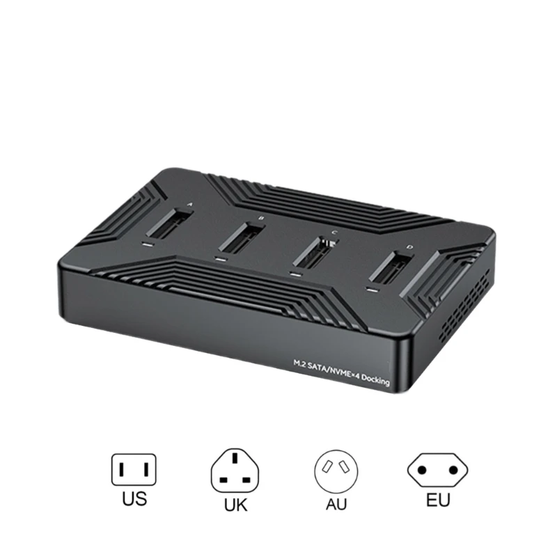 효율적인 NVMe 도킹 스테이션 열 방출 USB C에서 NVME 복사 오프라인 복제