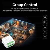MANHOT Wifi 16A Smart Light Switch DIY Switches Module Relay Supports 2 Way Voice Control with Tuya Smart Life Alexa Google Home - Image 6