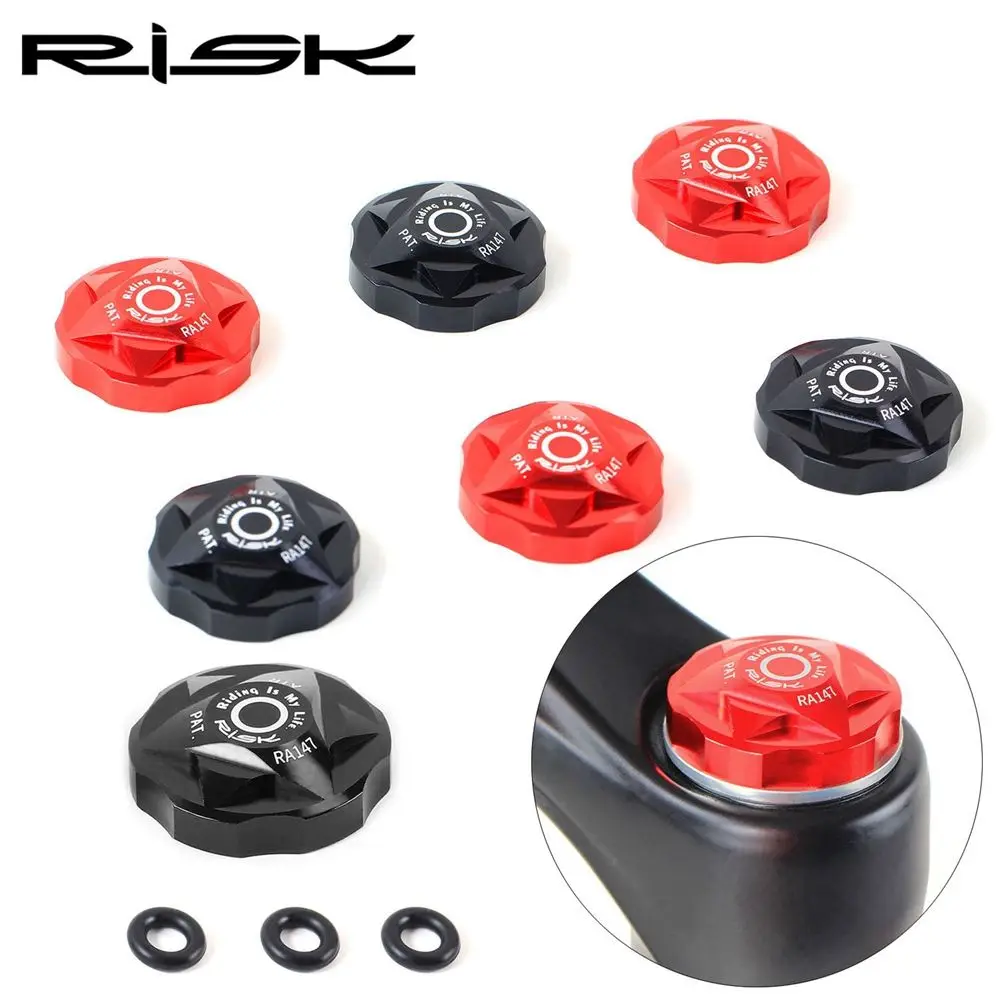 MTBBicycleForkCoverCapAluminumAlloyAirForkNozzleCoverShock