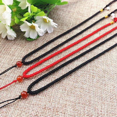 Love Silk Rope Thread Knotted Necklace Pendant String Chinese 5Pcs Jewelry  Cord