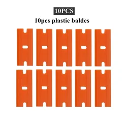 Versatile Plastic Scraper Tool with Extra Blades for Easy Removal of Adhesive Residue (10 PCS Blade)