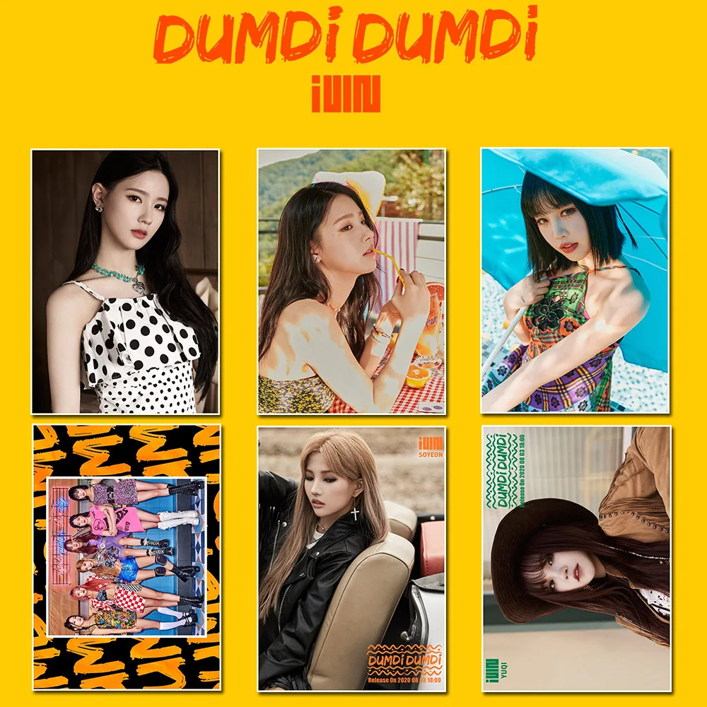 

2 шт./компл., Kpop (G), фотометрический постер, клейкая газета, идол, новый альбом, дамди, дамди, самостоятельное подвесное изображение, новый постер HD
