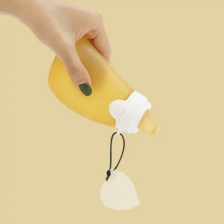 Baby Food Pouch Refillable Baby Squeeze Silicone Yummy Pouch Puree Breastmilk Storage Bag for Kids Toddler Feeder Bottle