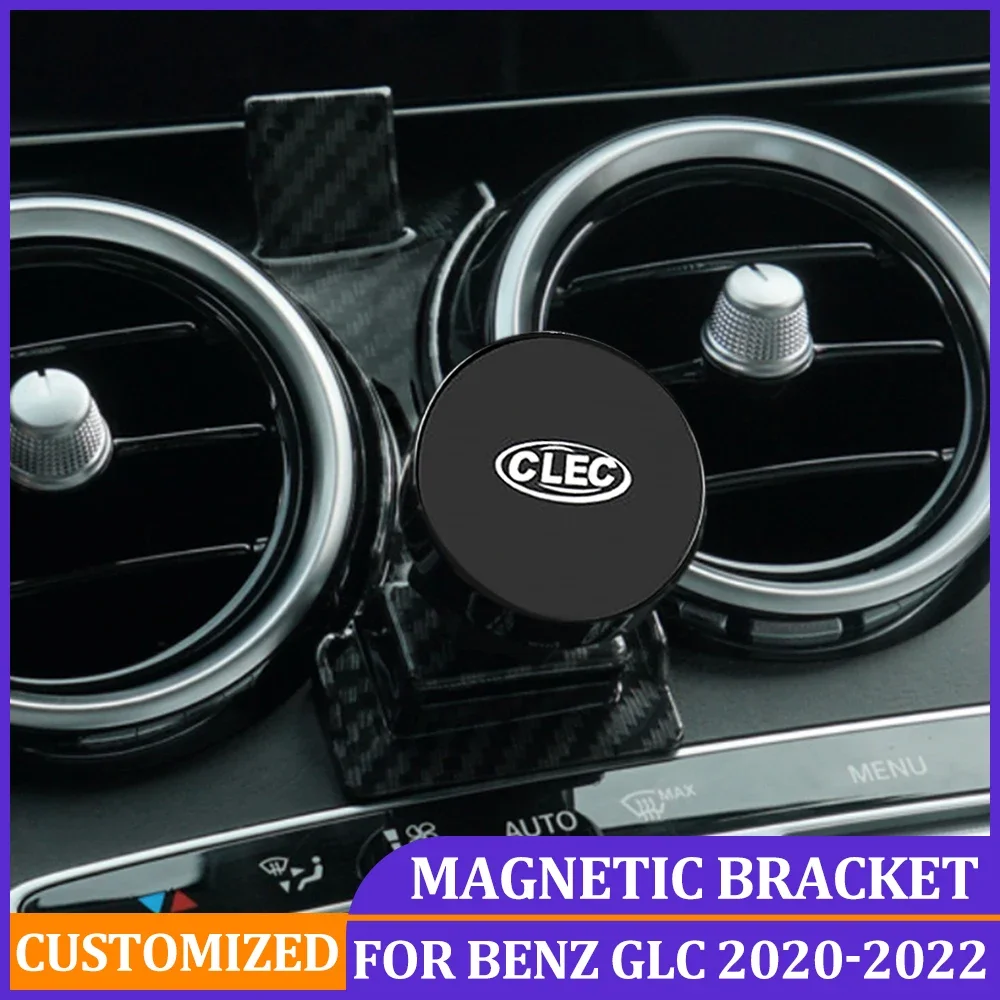 

Magnetic Car Phone Holder For Mercedes Benz GLC 2020 2021 Mobile Phone Bracket Stand For Mercedes Benz GLC 2022 Car ACCESSORIES