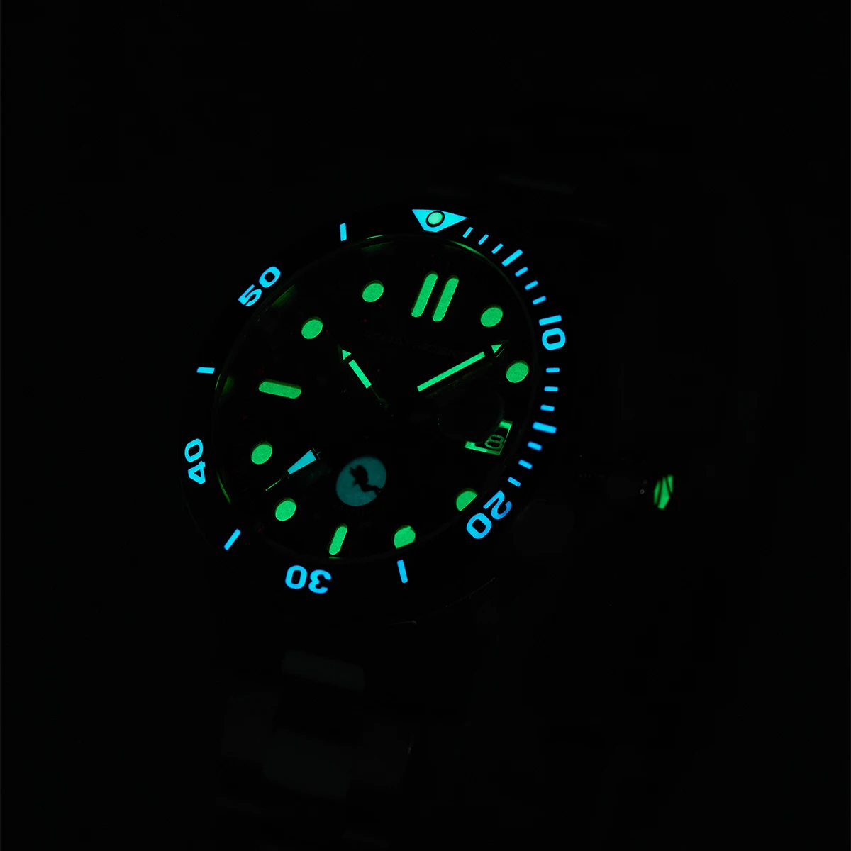 Aquatrident New 36mm Luxury Opal Women's Mechanical Watch Standard Time Watch NH38 Mechanical Waterproof Luminous Gift Clock 6