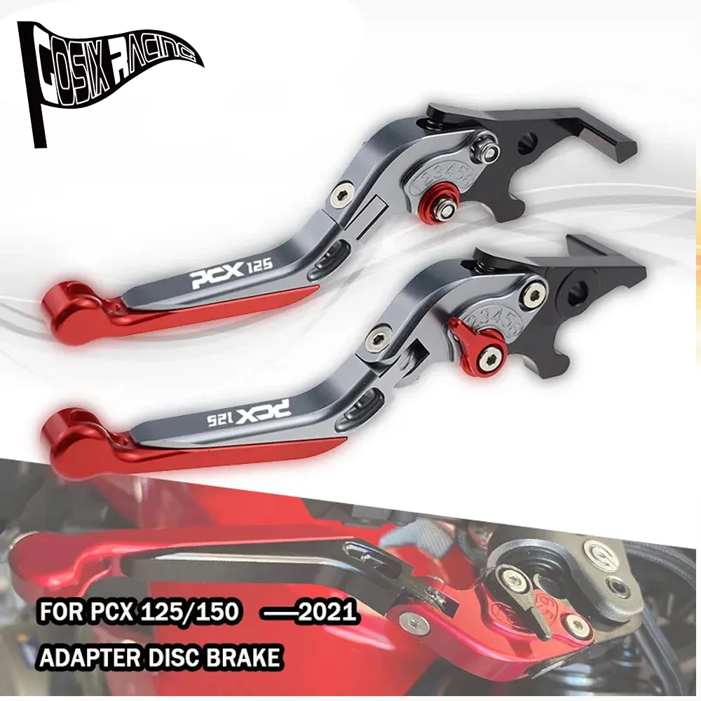 

Fit For PCX 125 2021 Clutch Levers For PCX 125 PCX125 2021 Folding Extendable Brake Levers Adapter Disc brake