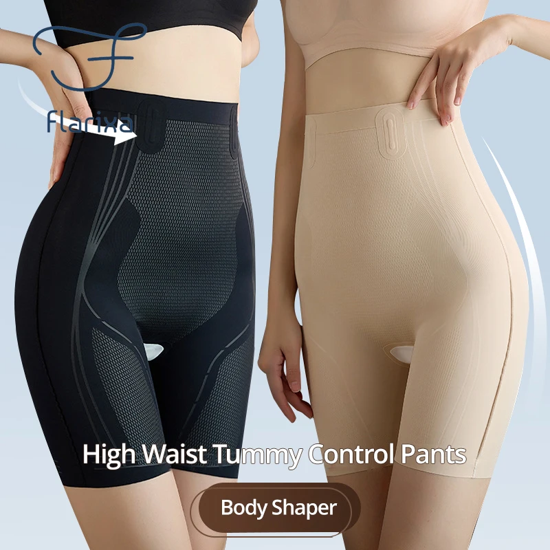 Flarixa Shapewear for Women High Waist Tummy Control Pants 5D