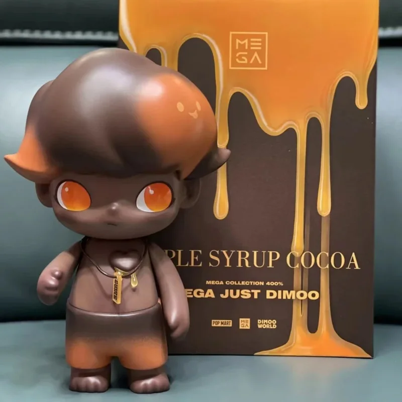 400% DIMOO Maple Syrup COCOA Action Figure Just Dimoo Mega Collection Live Within Dream Tan Skin Chocolate Designer Toy tangerine dream logos live 1 cd