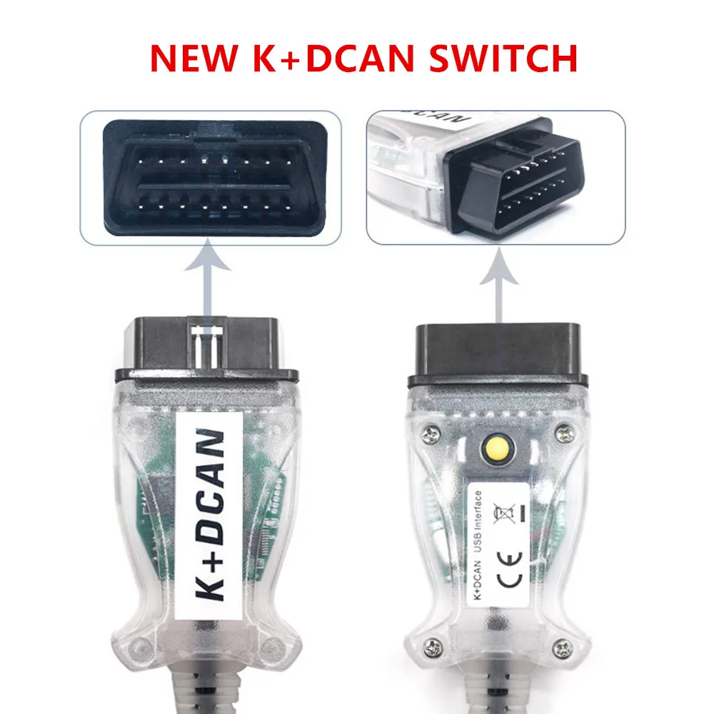 OBD2 Interface K+DCAN KDCAN COMPATIBLE WITH ISTA INPA For BM W MINI