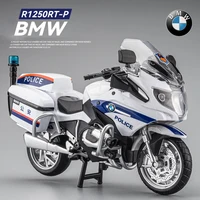 1:12 BMW R1250RT-P Police Diecast Motorcycle Model Toy Replica With Sound & Light birthday gift christmas gift Collection bike 1