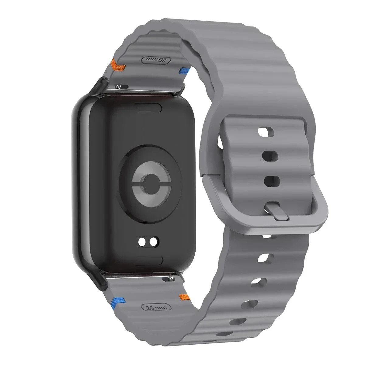Wave Pattern Silicone Sports Strap | Replacement Wristband