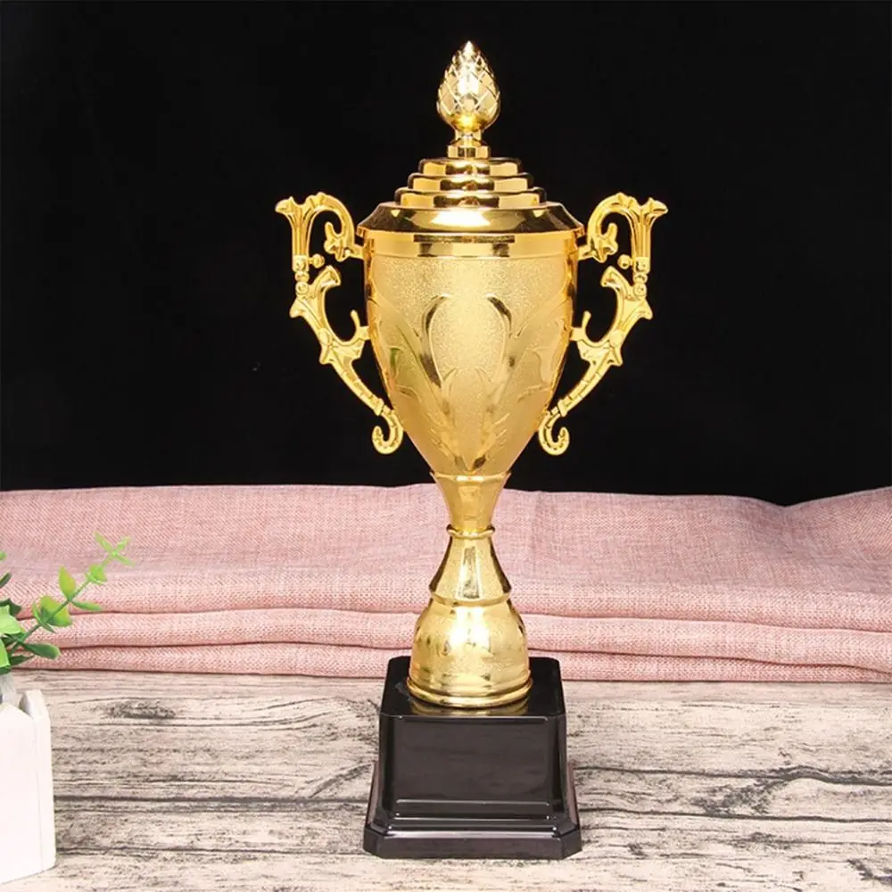 Children's Gold Trophy Awards School Rewarding Supply Competition Soccer Winner Award Trophy Toy Plastic Model Small Prize Cup plastic trophy toys