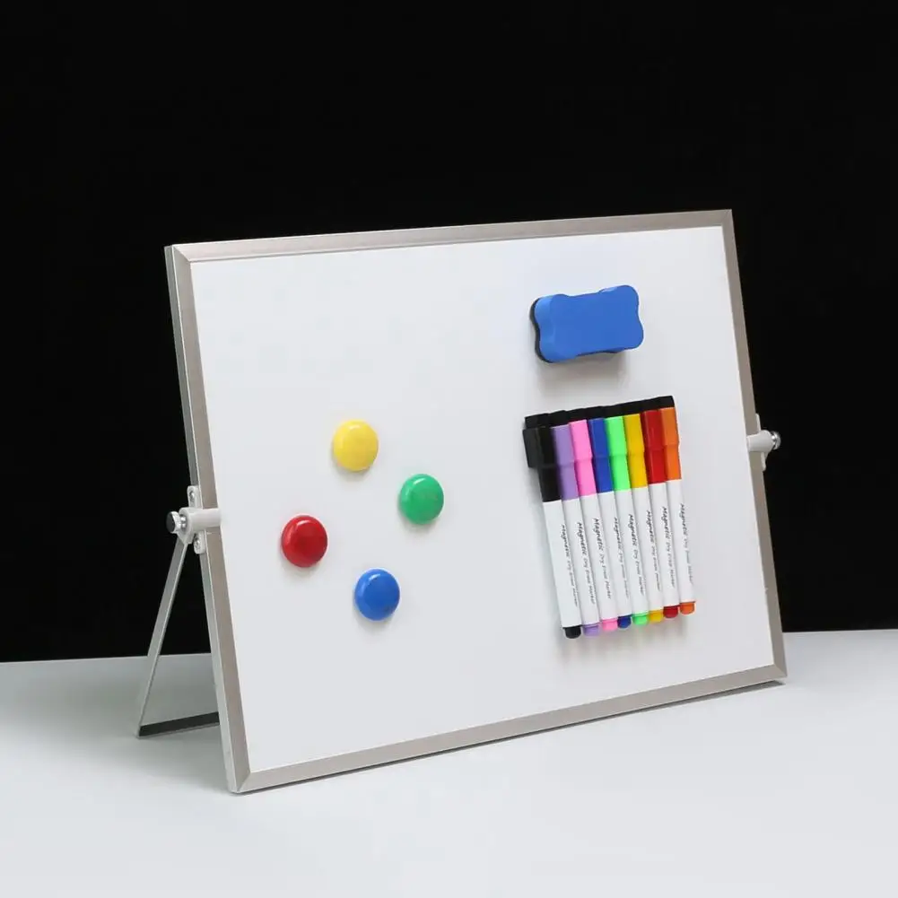 Kitchen Counter Whiteboard Magnetic Whiteboard Portable Double-sided Magnetic Desktop Ideal for Home Office Teaching