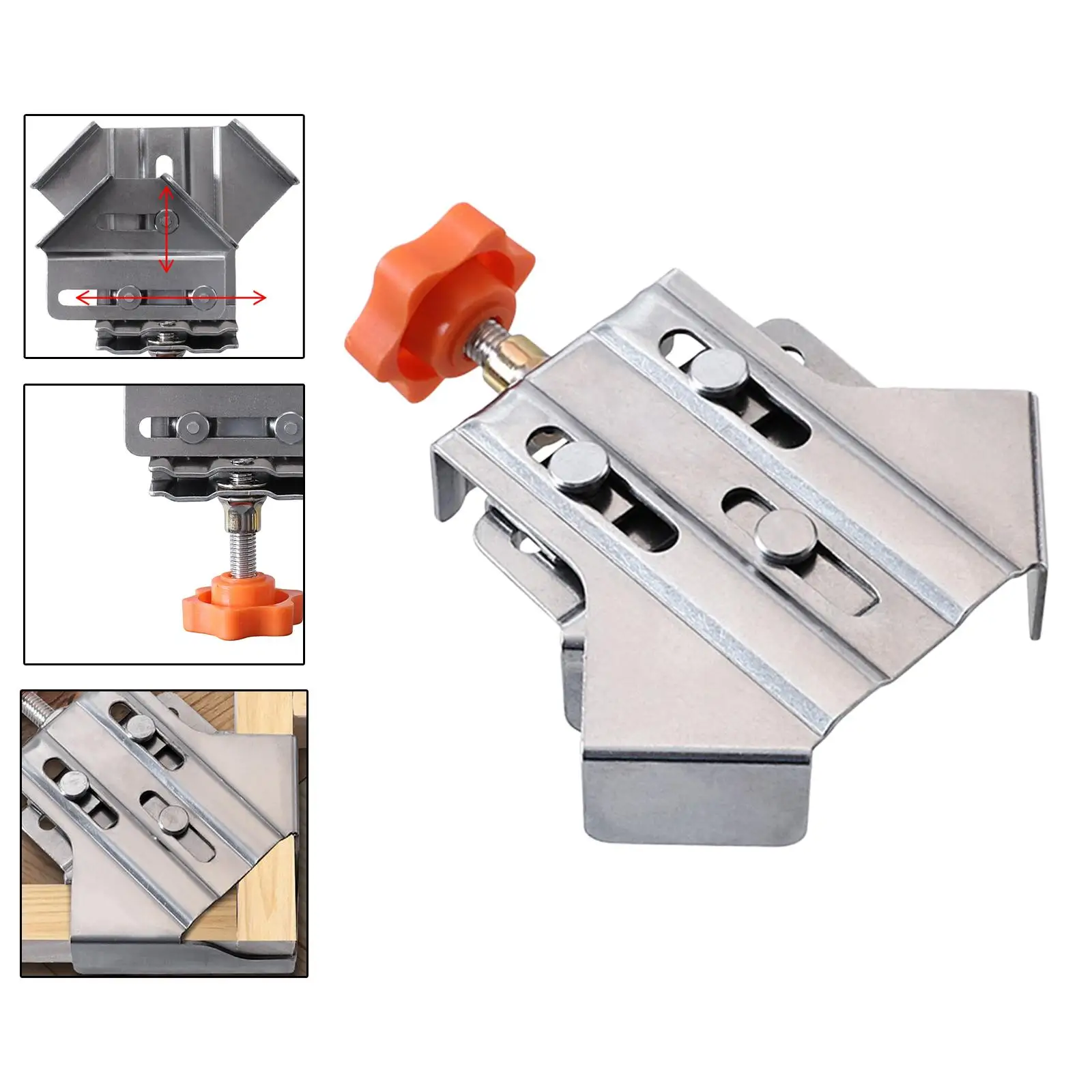 Corner Clamp Stainless Steel Frame Clamps Woodworking Clip for Carpenter Wood