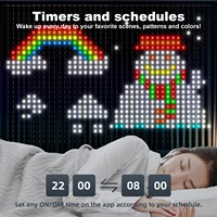 Led Smart Curtain Lights New year's garland App RGB Fairy Lights DIY Music Change Display for Window Christmas Room Decoration - Image 6