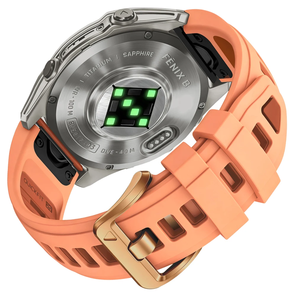Versatile QuickFit 20mm Silicone Outdoor Sports Bracelet