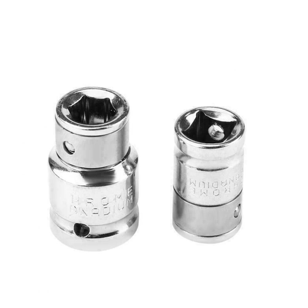 2 stücke Buchse Adapter 3/8 "1/2" Stick 10mm Platz Hexagon Schraubendreher Bit Halter Buchse Adapter Für 10mm Hex Schraubendreher-bits – Detail 2