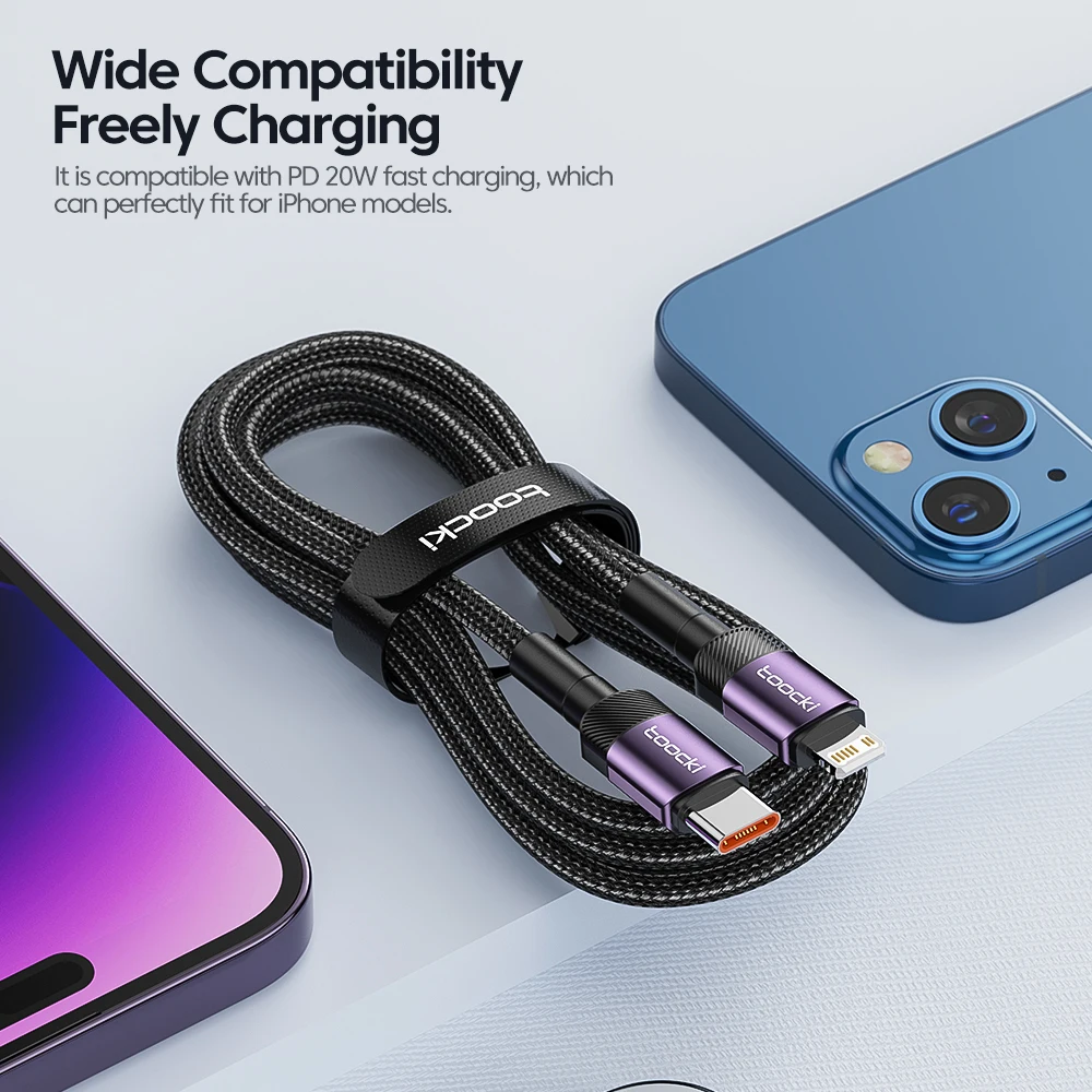รูปสินค้า สายชาร์จ USB-C ชาร์จเร็ว สำหรับ iPhone & iPad