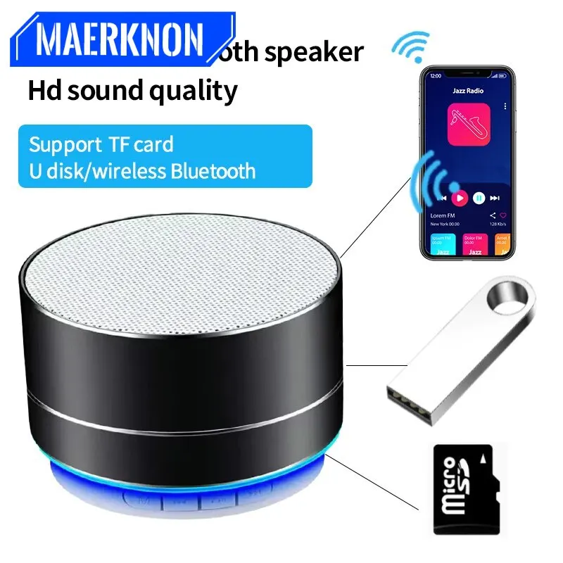 

Portable Bluetooth Speaker Mini Wireless Speaker Mini Portable Audio Music Stereo Surround USB Outdoor Audio Player Speaker
