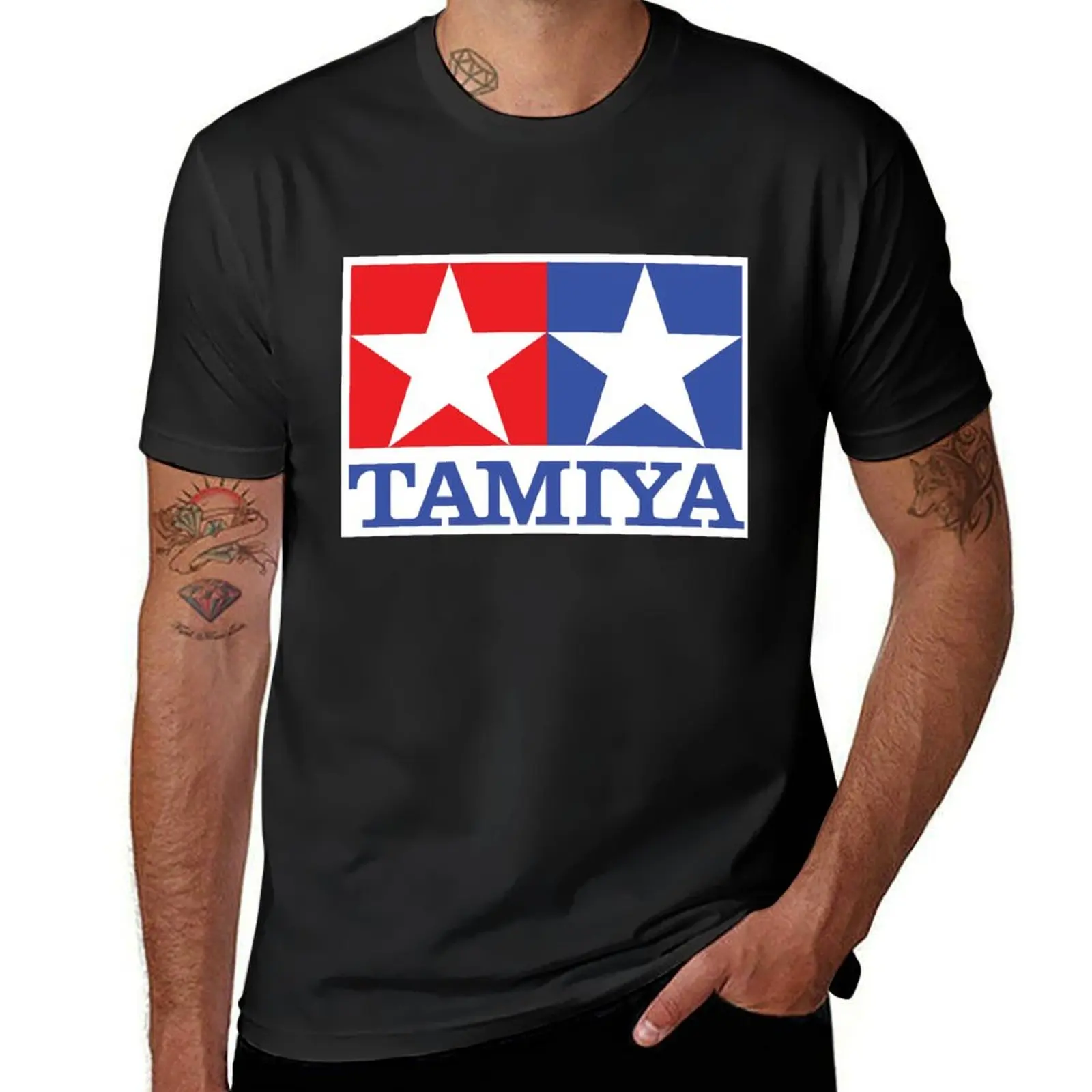 

Tamiya T-Shirt korean fashion sweat vintage clothes aesthetic clothes Short sleeve tee men