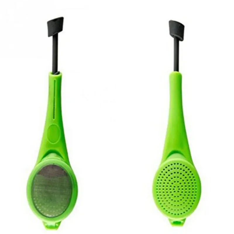 Tea Infuser Built-in Plunger Reusable Tea&Coffee Strainer Measure Swirl Steep Stir&Press filter