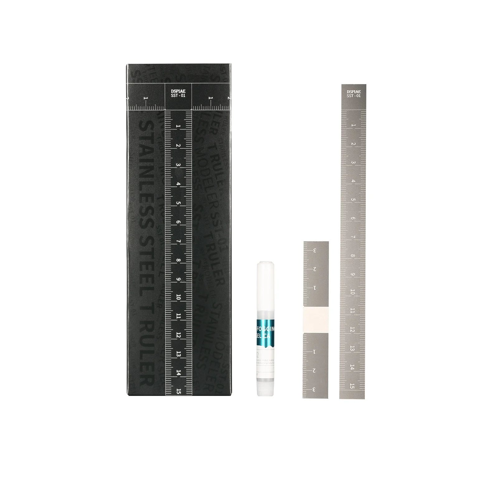 

DSPIAE SST-01 stainless steel T-ruler model tool