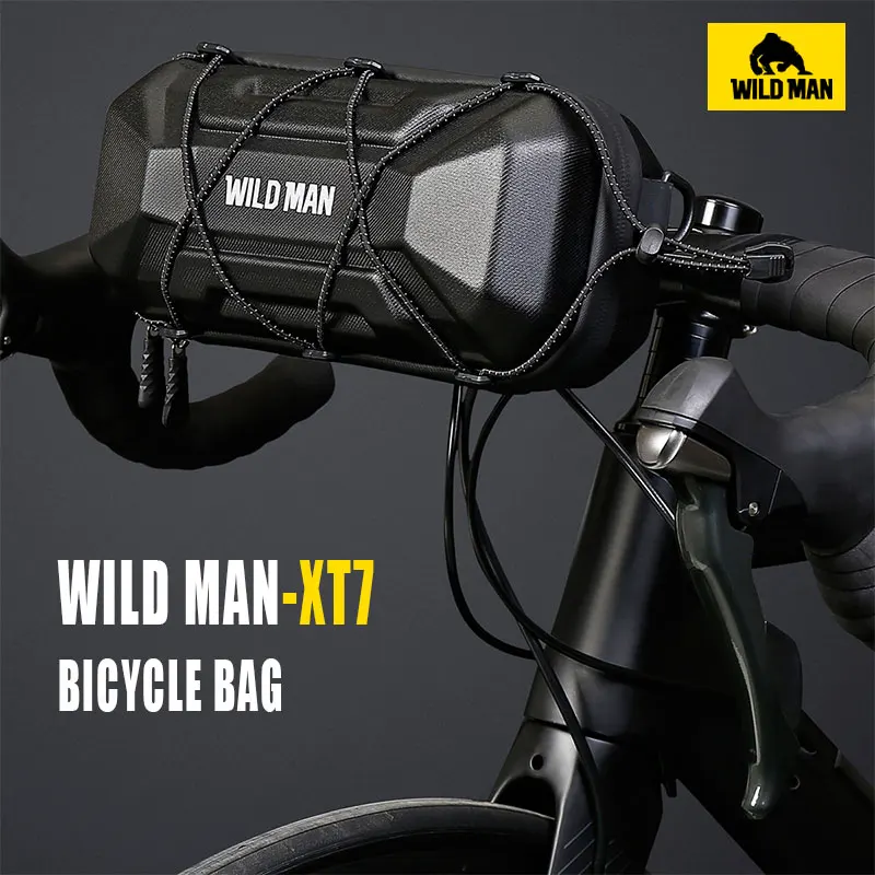 WILD MAN Hard Shell Bicycle Bag for Mountain Biking