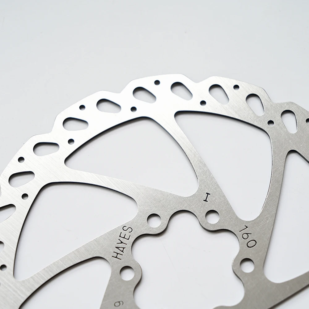 Hayes-V Shape Disc Brake Rotor, V Shape, Bolts, 160mm, 180mm, Fit