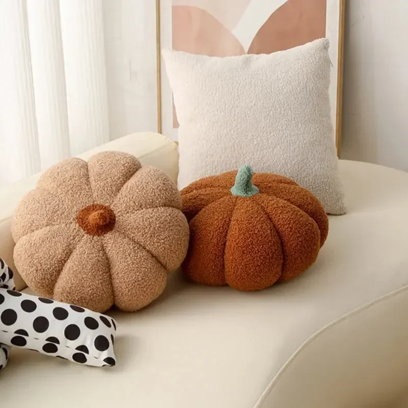 Pumpkin Pillow, Pumpkin Decor, Cute Plush PP Cotton Filled Cushion, 3D Home Decoration,Halloween Sofa Decoration Pillow