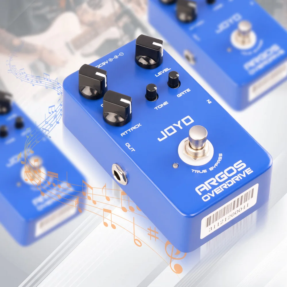 JF-23 ARGOS OVERDRIVE Guitar Pedal Argos Overdrive Tones Noise Reduction Circuit