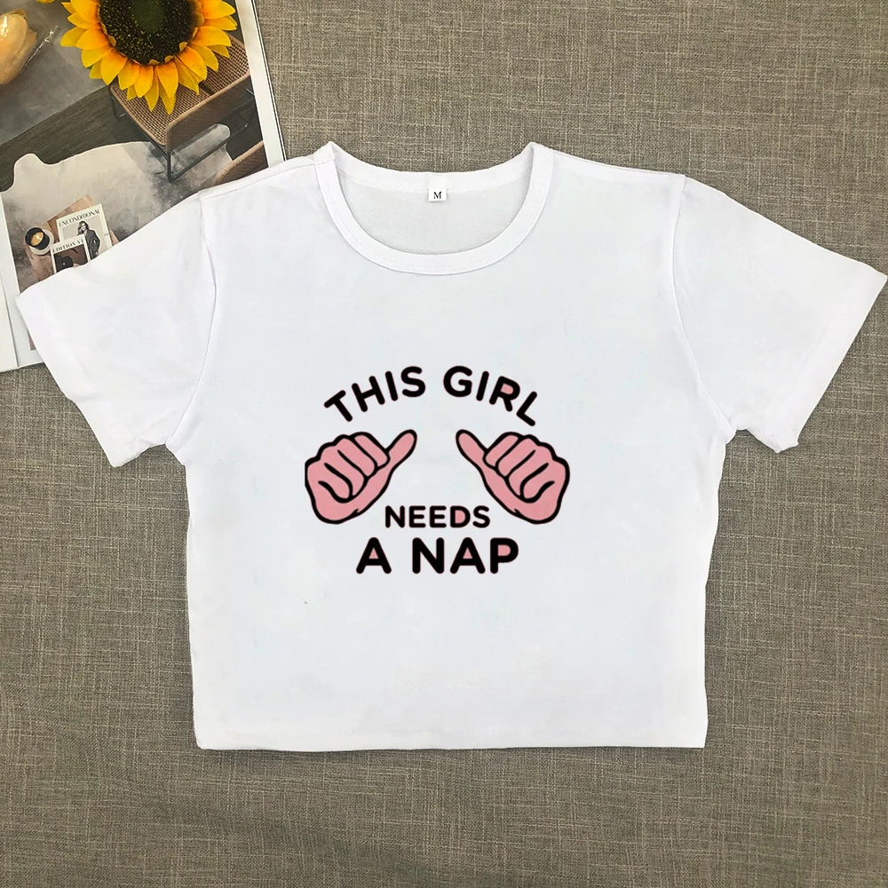 Short Spice Girl summer burst small shirt design sense slim slim short-sleeved T-shirt woman