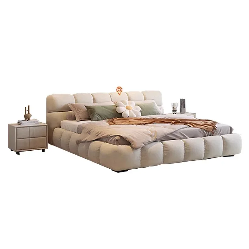 Camera Da Letto Nordica Coppia Letto Queen A Buon Mercato Moderna Camera Da Letto Di Lusso Letto In Legno Lounge Cama Elastica Pula Pula Mobili Salvas