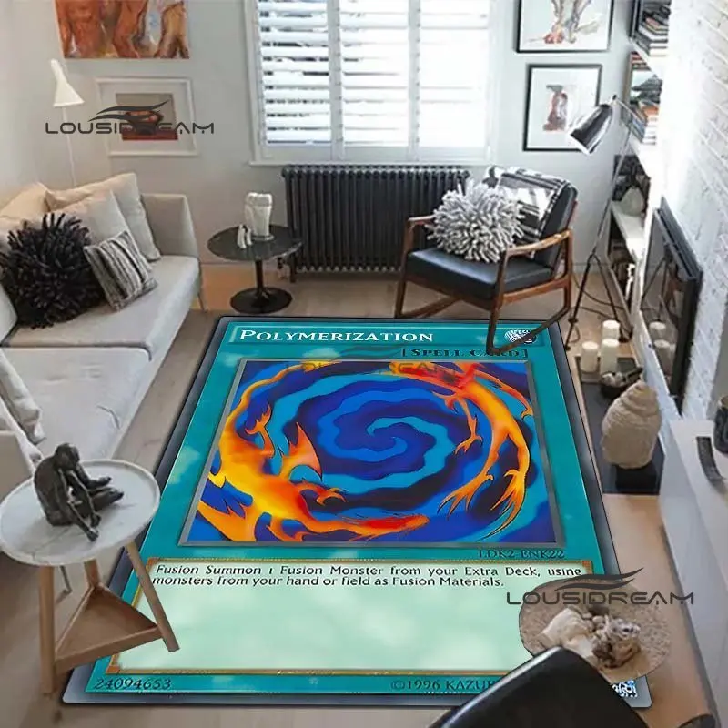 Yu-Gi-Oh MONSTER CARD Carpets and Rug Classic Cartoon Carpet Floor Mat Living Room Bedroom Decorate Large Area Carpet Kids Room 6