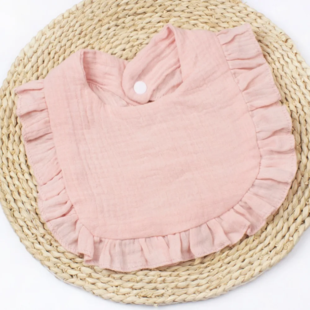 Soft Muslin Absorbent Bibs for Baby Boys and Girls