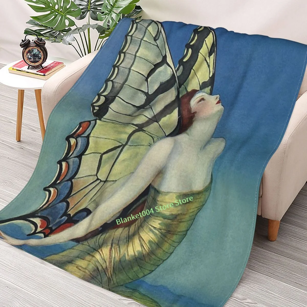 

Butterfly Throw Blanket 3D printed sofa bedroom decorative blanket children adult Christmas gift