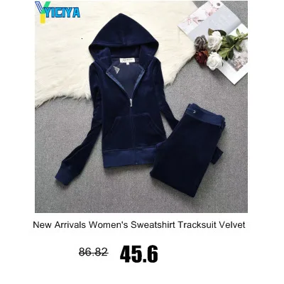 YICIYA Juicy Tracksuit Spring/Fall 2022 Women's Brand Velour Tracksuit Suit Women Velvet Zipper Sweatshirt And Pants Fat Sister
