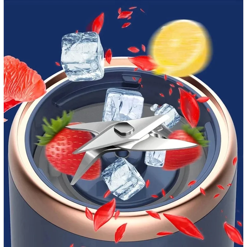 مجموعة واحدة - عصارة محمولة جديدة مع كوبين، خلاط ص...