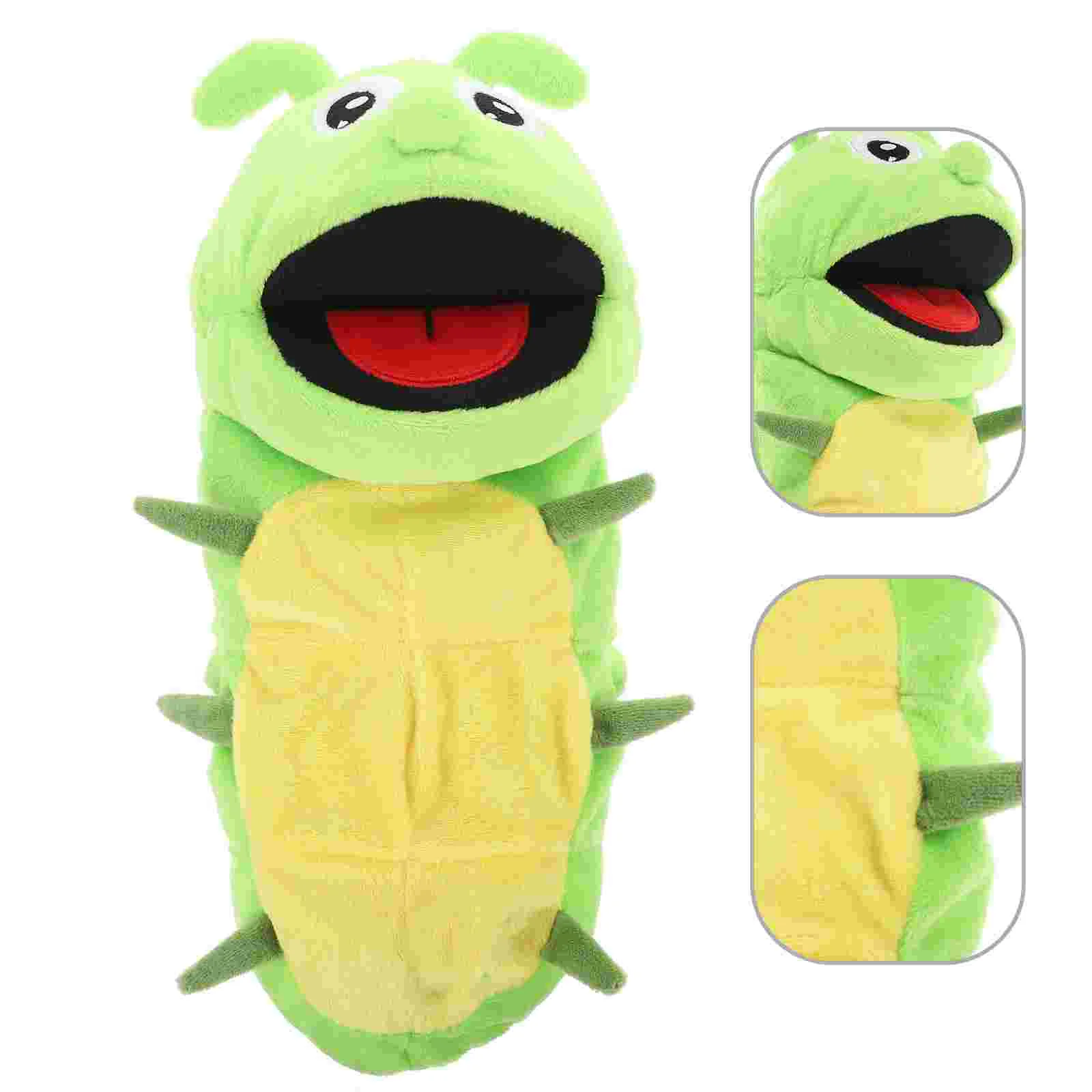 

Caterpillar Hand Puppet Children’s Toys Shape Stuffed Funny Performance Prop Plush Kids