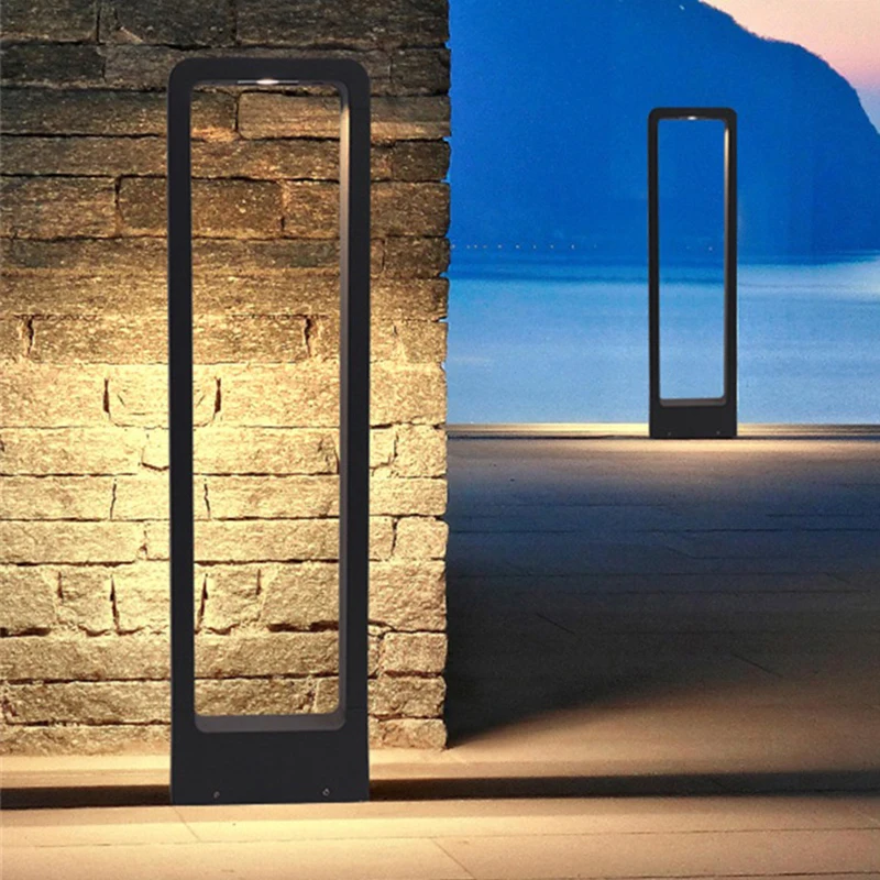 Outdoor Waterproof IP65 10W LED Garden Lights New Style Aluminum Pillar Garden Path Square Landscape Lawn Light AC85-265V Creativity
