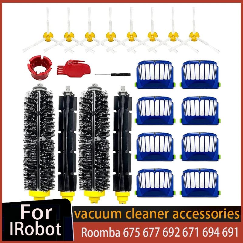Universal Vacuum Cleaner Accessories Kit - Compatible with Popular Robot Vacuums
