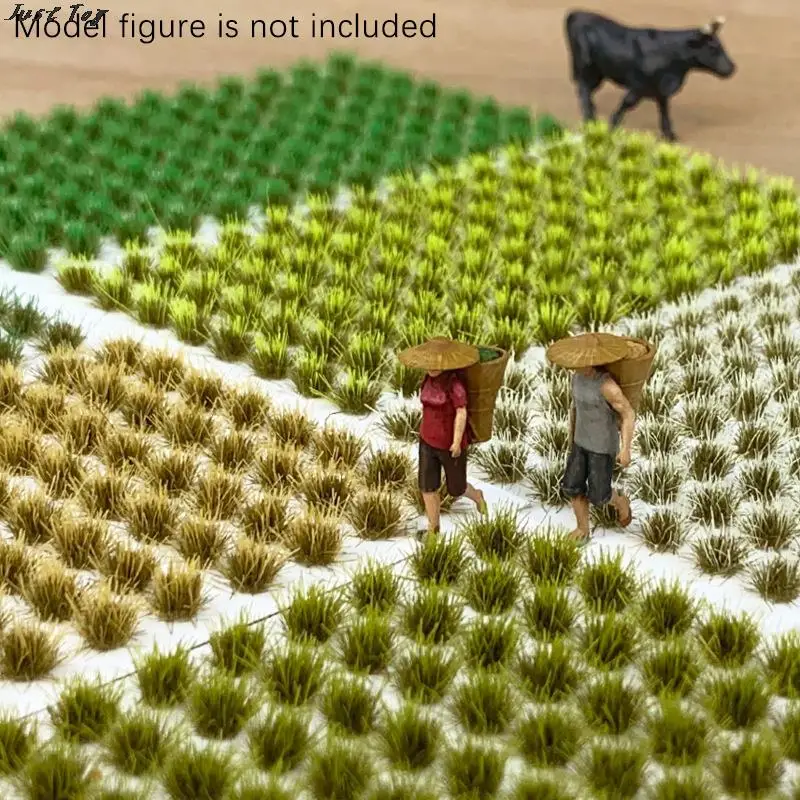 

Miniature Scenery Wildflowers Flower Cafts Artificial Grass Modeling DIY Landscape Decoration Self-Adhesive Static Grass Tufts