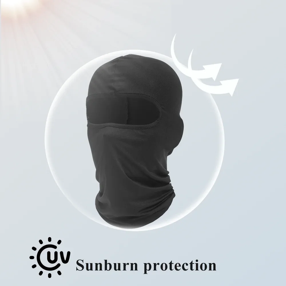 Balaclava Hat Breathable Sports Balaclava Hat Quick-Dry Windproof Full Face Mask Headgear for Riding Running Ski Hiking Outdoor Face Cover Men