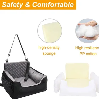 Travel Dog Car Seat Cover Pet Seat Bed Washable Pet Dog Carriers Bag Soft Dog Car SUV Seats Puppy Bed Pet Dog Sofa Cushion 5