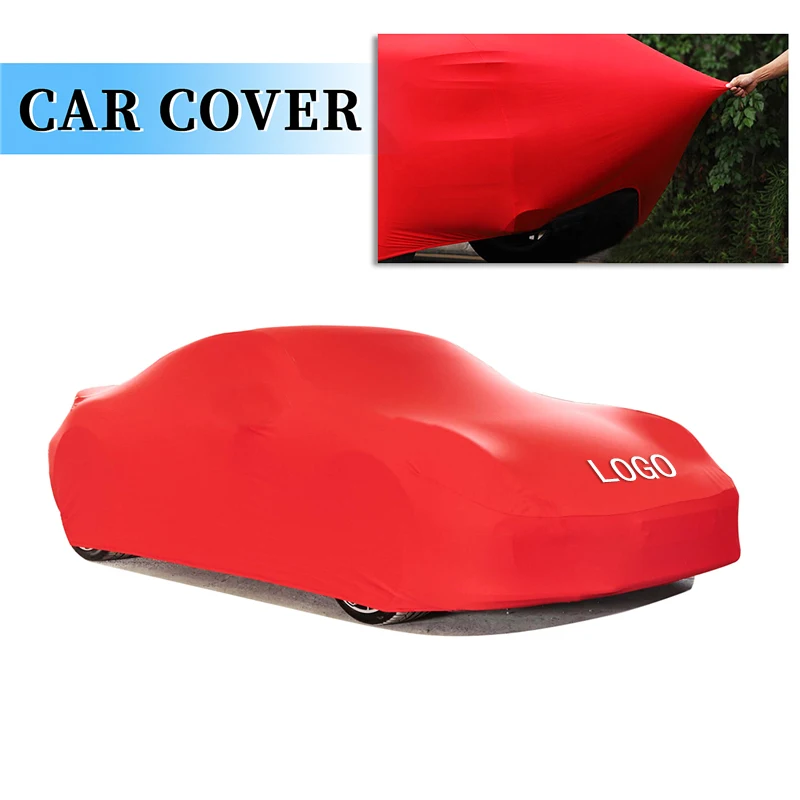 Universal Stretch Car Cover Sunproof Windproof Dustproof Scratch