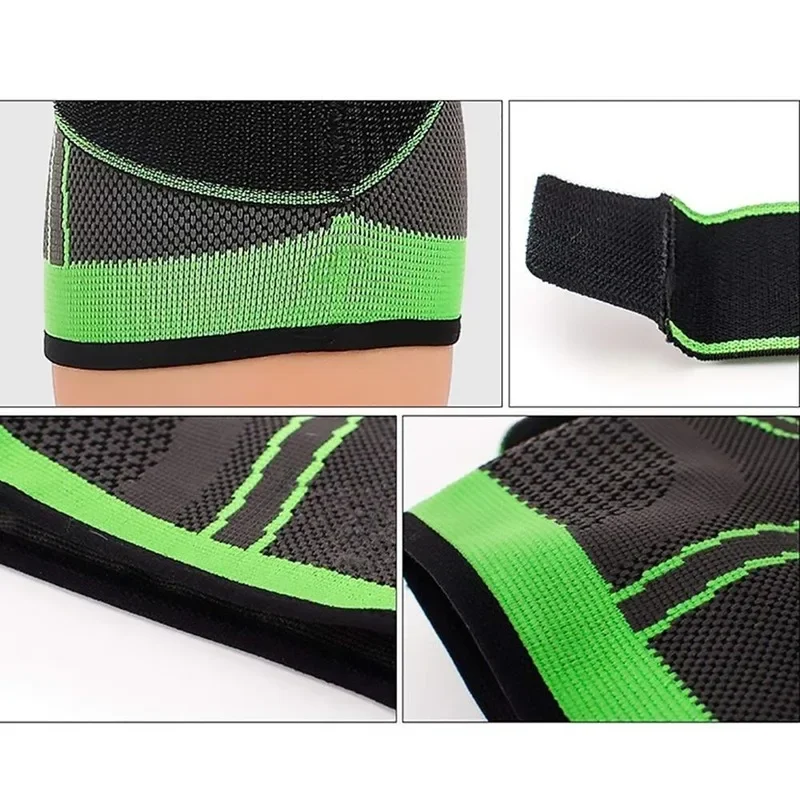 1PC Kneepad Elastic Bandage Pressurized Knee Pads Knee Support Protector for Fitness sport running Arthritis muscle joint Brace